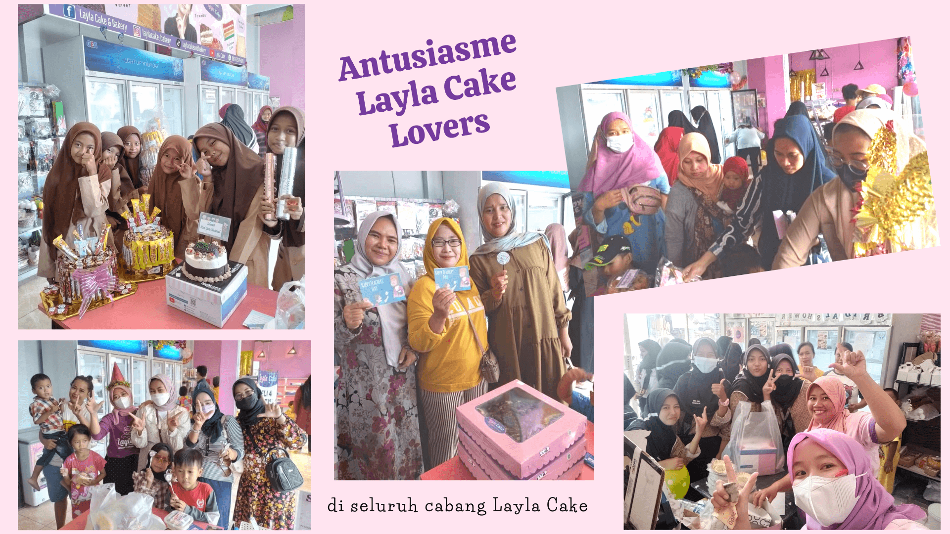 Customer Membludak di semua Gerai Layla Cake