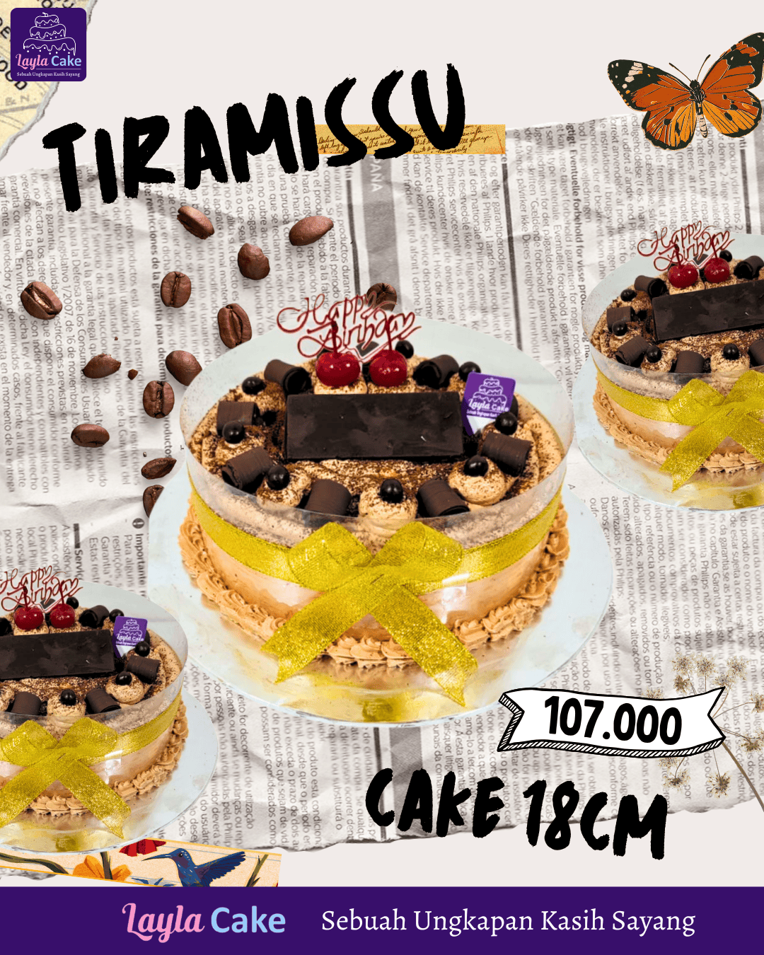 TIRAMISSU CLASSIC 18CM