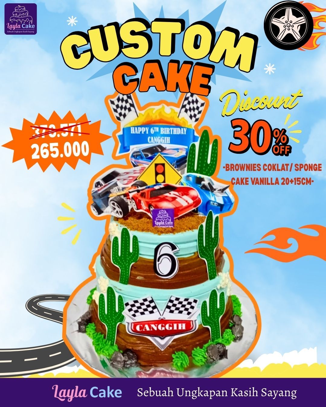 CUSTOM CAKE