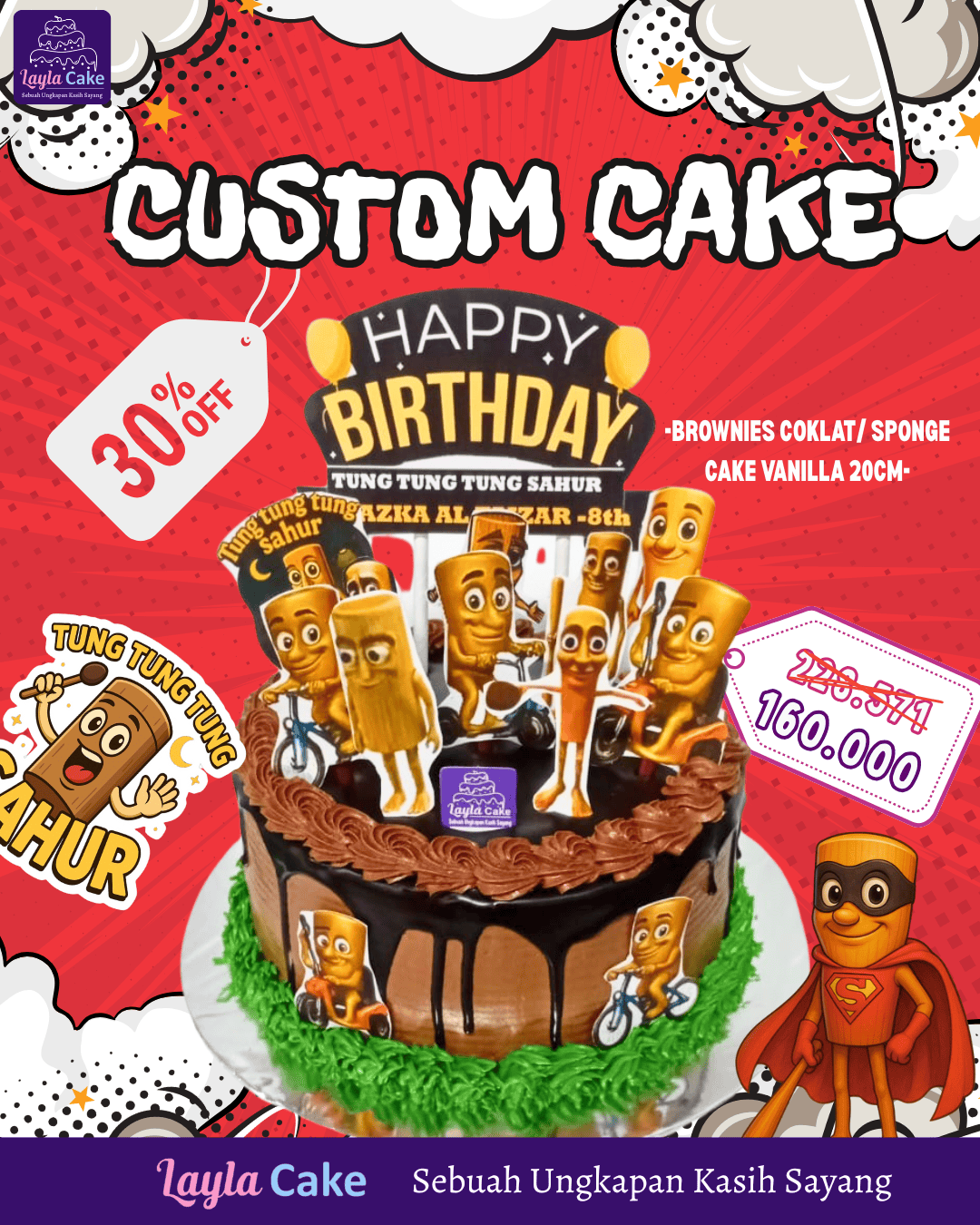 CUSTOM CAKE