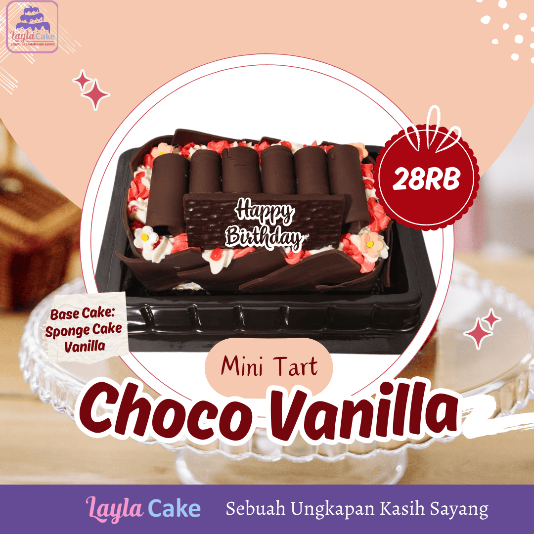 Mini Tart Choco Vanilla