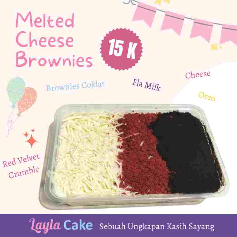 Melted Cheese Brownies