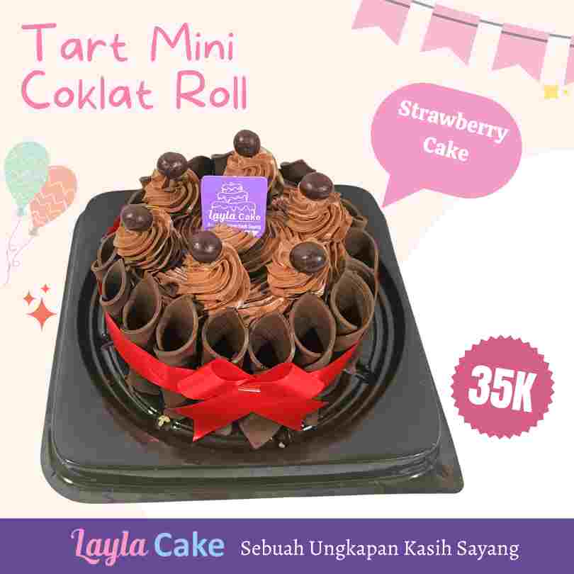 Tart Mini Coklat Roll