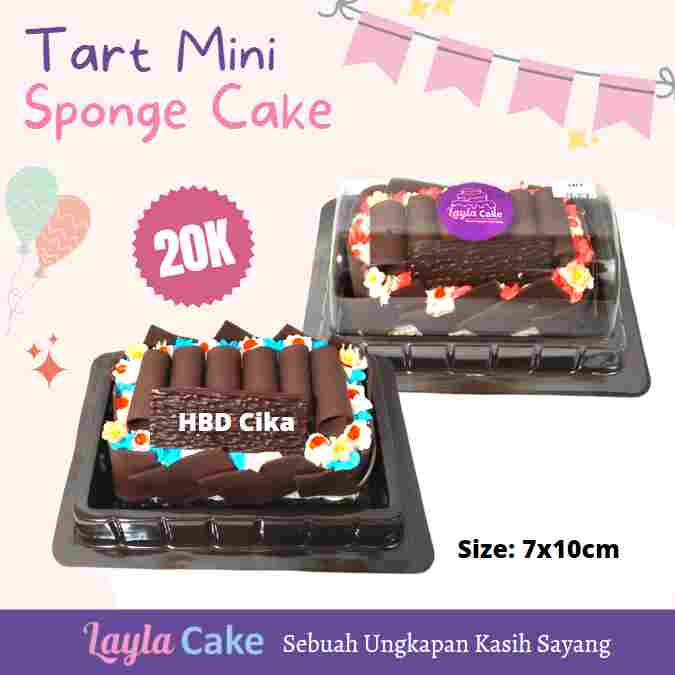 Tart Mini Sponge Cake