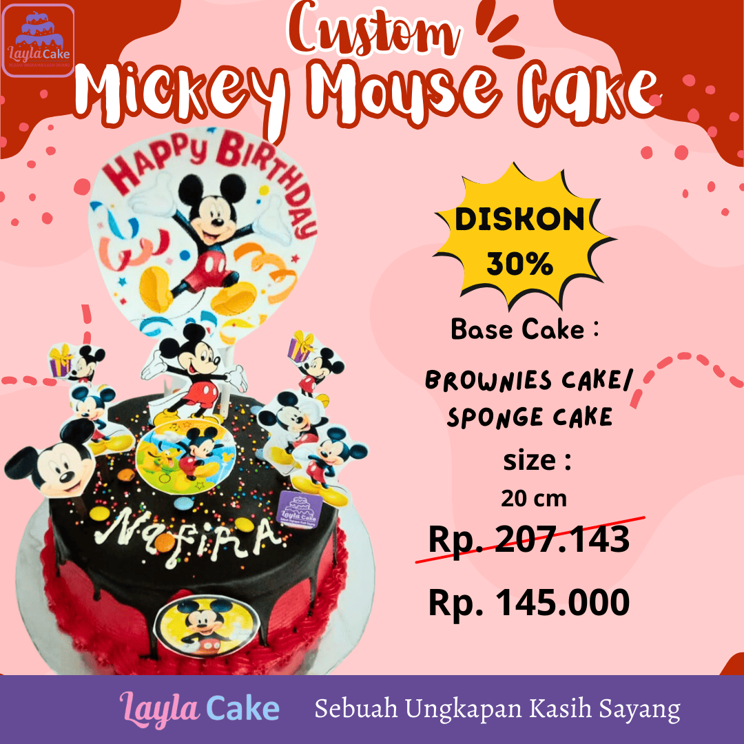MICKEY MOUSE CAKE