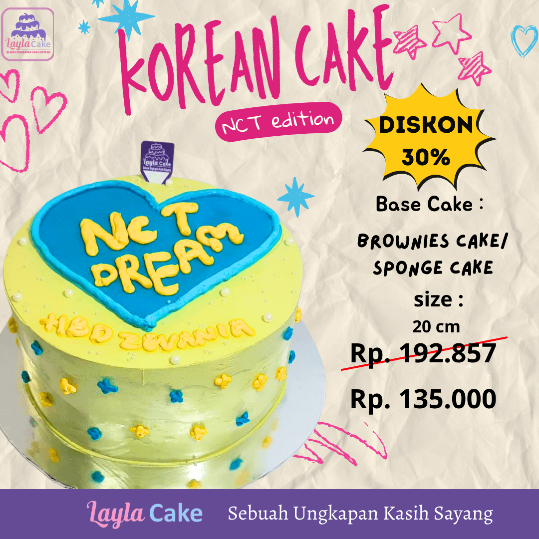 Korean Custom Cake