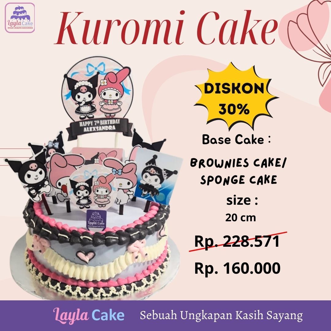 Kuromi Cake