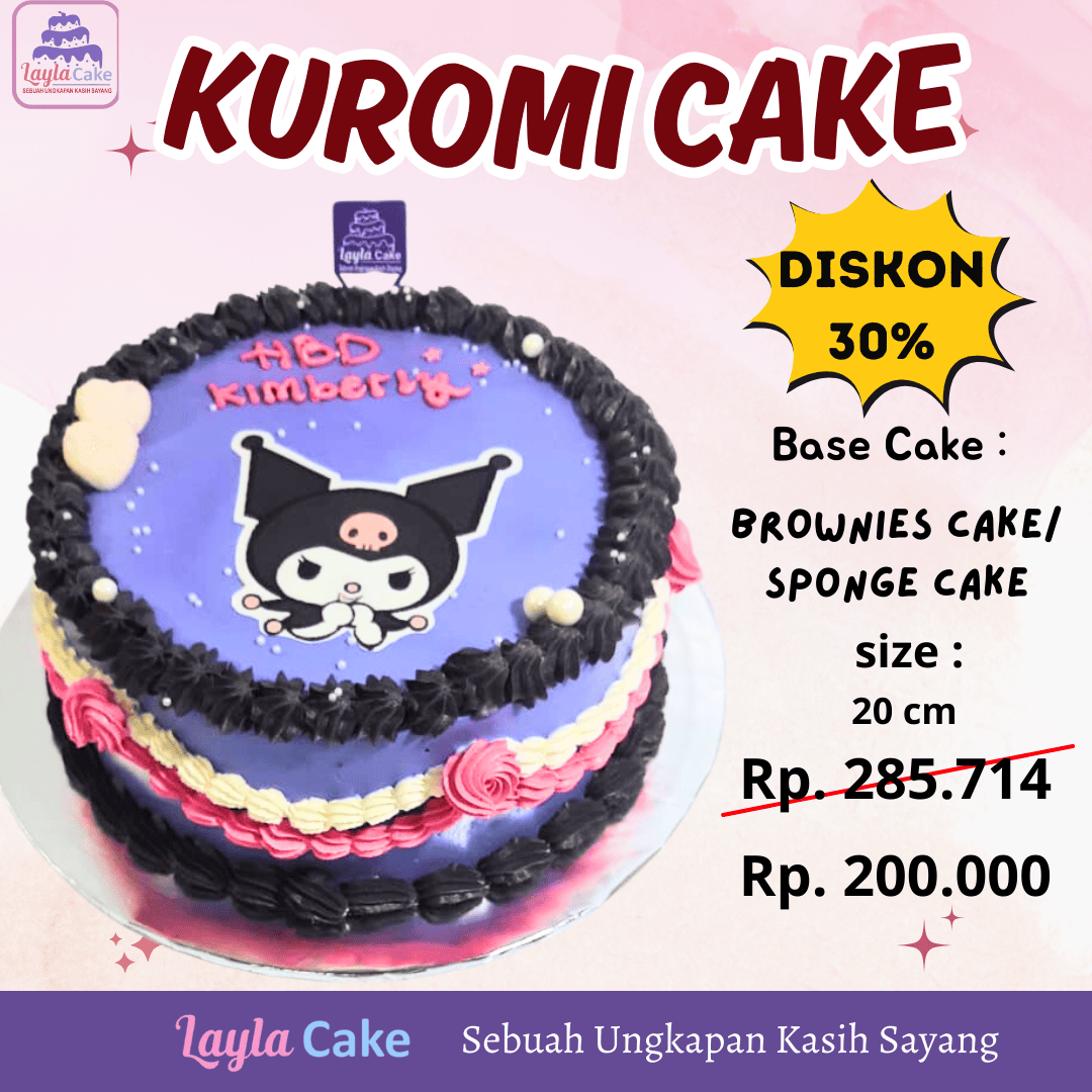 Kuromi Cake