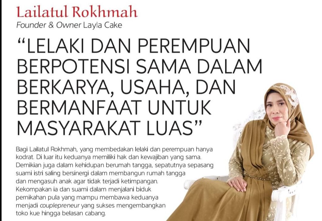 Owner Layla Cake: "Lelaki dan Perempuan Berpotensi Sama Dalam Berkarya, Usaha, dan Bermanfaat Untuk Masyarakat Luas"