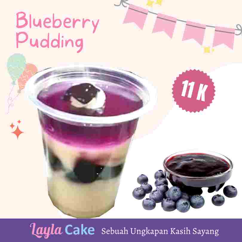 Puding Blueberry