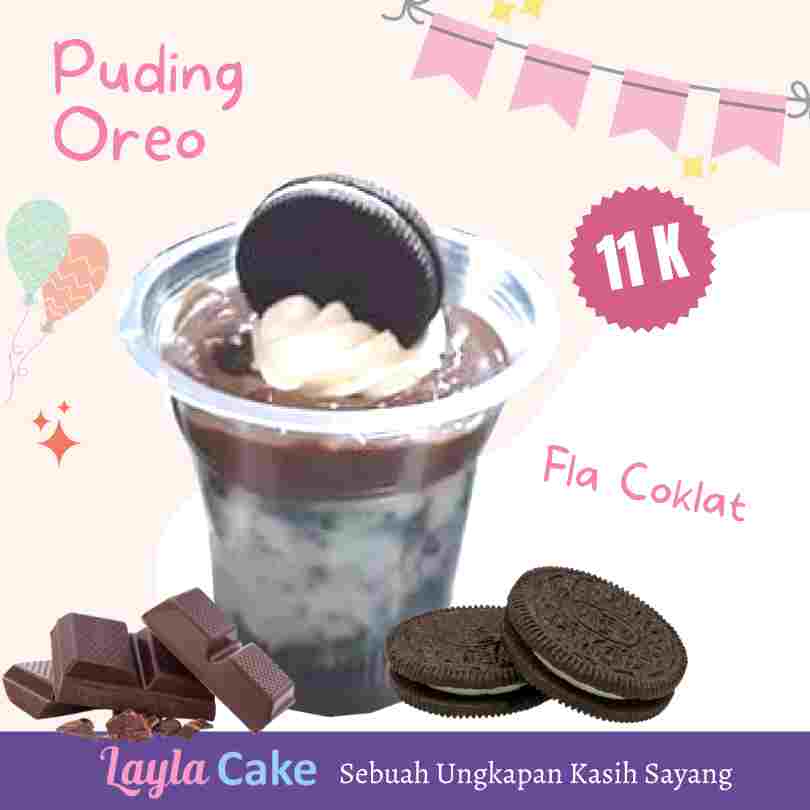 Puding Oreo