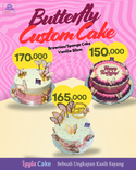 BUTTERFLY CUSTOM CAKE